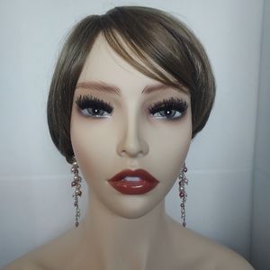 Vintage 1980's faux Pearl Shoulder Duster Earrings